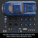Mattel Brick Shop Hot Wheels Mercedes-Benz 300 SL Building Toy Kit (1600 Pieces), for Collectors