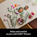 LEGO Botanicals Pretty Pink Flower Bouquet Building Set for Adults - Artificial Flowers for Home Decor or Table Display - Gift for Birthdays - 10342