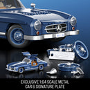 Mattel Brick Shop Hot Wheels Mercedes-Benz 300 SL Building Toy Kit (1600 Pieces), for Collectors