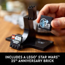 LEGO Star Wars: A New Hope Millennium Falcon 25th Anniversary Buildable Starship Model, Collectible Star Wars Home Décor, Building Set for Adults, Gift Idea for Star Wars Fans, 75375