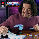 Mattel Brick Shop Masters of the Universe Skeletor Bust Collector Building Set (503 Pieces) for Collectors