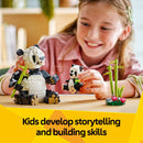 LEGO Creator 3 in 1 Wild Animals Panda Family Building Toy - Kids Toy for Girls & Boys, Ages 8+ - Build Panda, Penquin, or Orca - Gift for Birthdays- 31165