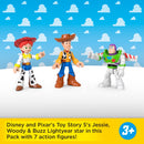 Disney and Pixar Toy Story Imaginext Figures, Includes 7 3-inch Tall Figures Inspired by Toy Story 5