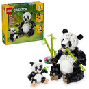LEGO Creator 3 in 1 Wild Animals Panda Family Building Toy - Kids Toy for Girls & Boys, Ages 8+ - Build Panda, Penquin, or Orca - Gift for Birthdays- 31165