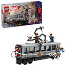 LEGO Marvel Spider-Man vs. Doc Ock Subway Train Scene - Action Figures Kids Toy - Spider-Man Building Toy for Boys & Girls, Ages 9+ - Marvel Collectible with 4 Minifigures - Gift for Birthdays -76321
