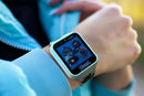 Disney Lilo & Stitch iTime Unisex Touchscreen Children's Smart Watch with Silicone Strap and Blue Case 42MM