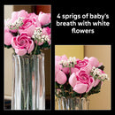 LEGO Botanicals Bouquet of Pink Roses Artificial Flowers - Building Blocks for Adults, Ages 18+ - Gift for Birthdays or Special Occasions - Flowers for Home Office, Shelf or Room Decor - 10374