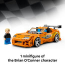 LEGO Speed Champions The Fast and The Furious Toyota Supra MK4 - Building Toy for Boys & Girls, Ages 10+ - Fast and Furious Car with Minifigure - Gift for Birthdays - 77260